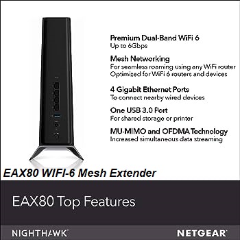 Netgear EAX80 Setup