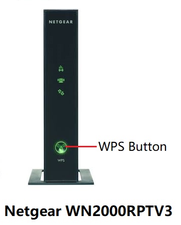 Netgear WN2000RPTV3 WPS Setup