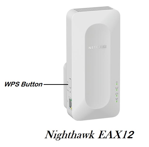 Netgear EAX12 WPS setup