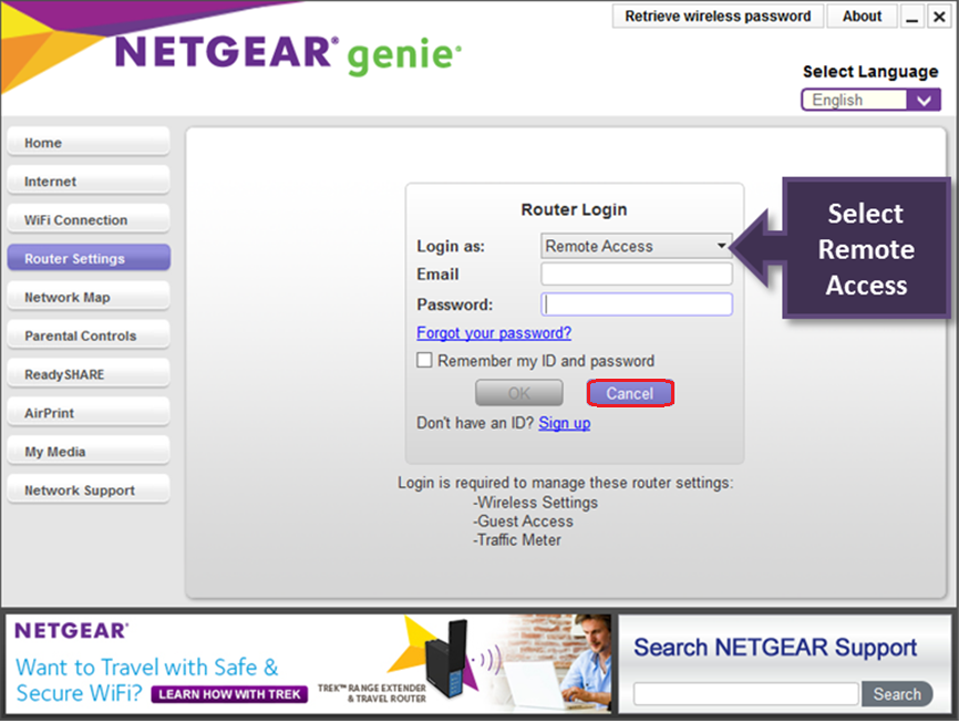 Netgear genie setup