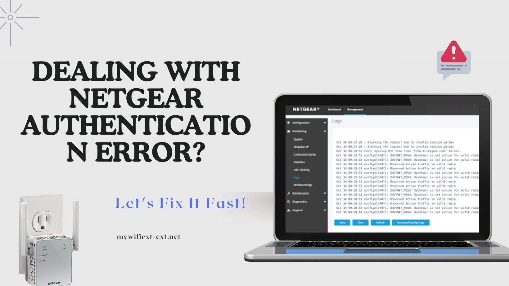 You are currently viewing Dealing with Netgear Authentication Error? Let’s Fix It Fast!