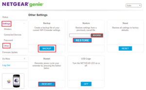 Read more about the article How to backup Netgear extender settings?