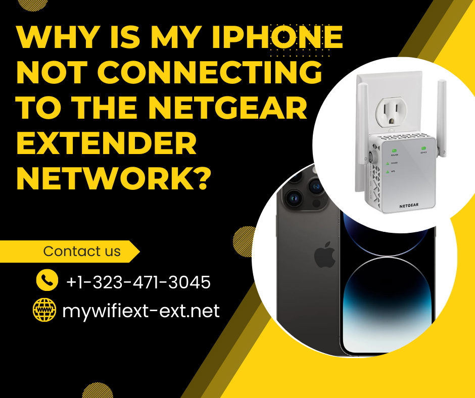 You are currently viewing Why is my iPhone not connecting to the Netgear extender network?