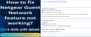 Read more about the article How to fix Netgear Guest Network feature not working?