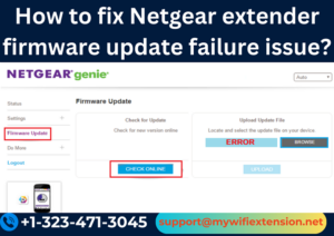 Read more about the article How to fix the Netgear extender firmware update failure issue?