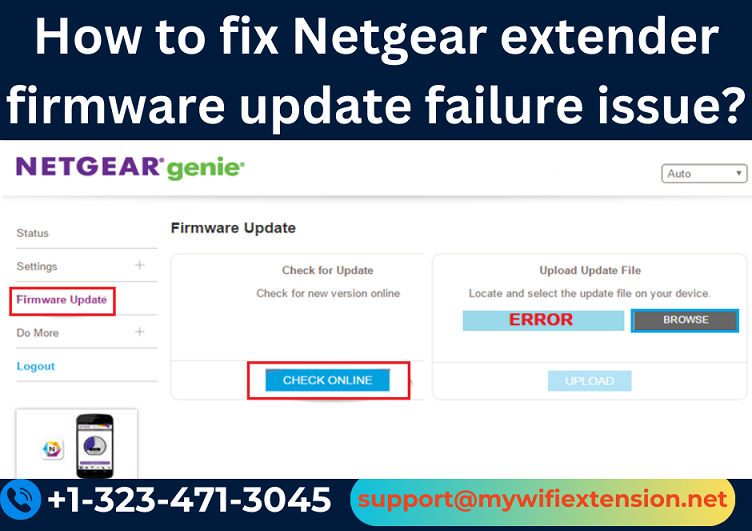 You are currently viewing How to fix the Netgear extender firmware update failure issue?