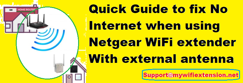You are currently viewing How to fix No Internet on Netgear WiFi extender With external antenna