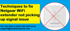 Read more about the article Techniques to fix Netgear WiFi extender not picking up signal issue