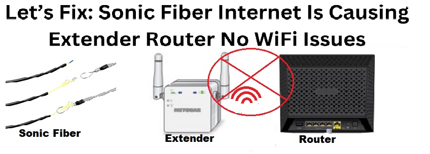 You are currently viewing Sonic Fiber Internet Is Causing Extender-Router No WiFi Issues